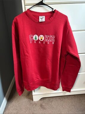 Cookie Season Red Holiday Sweatshirt